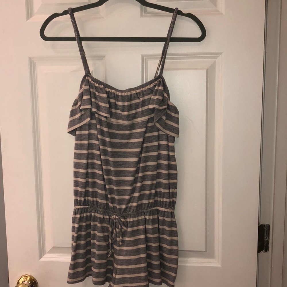 Striped romper